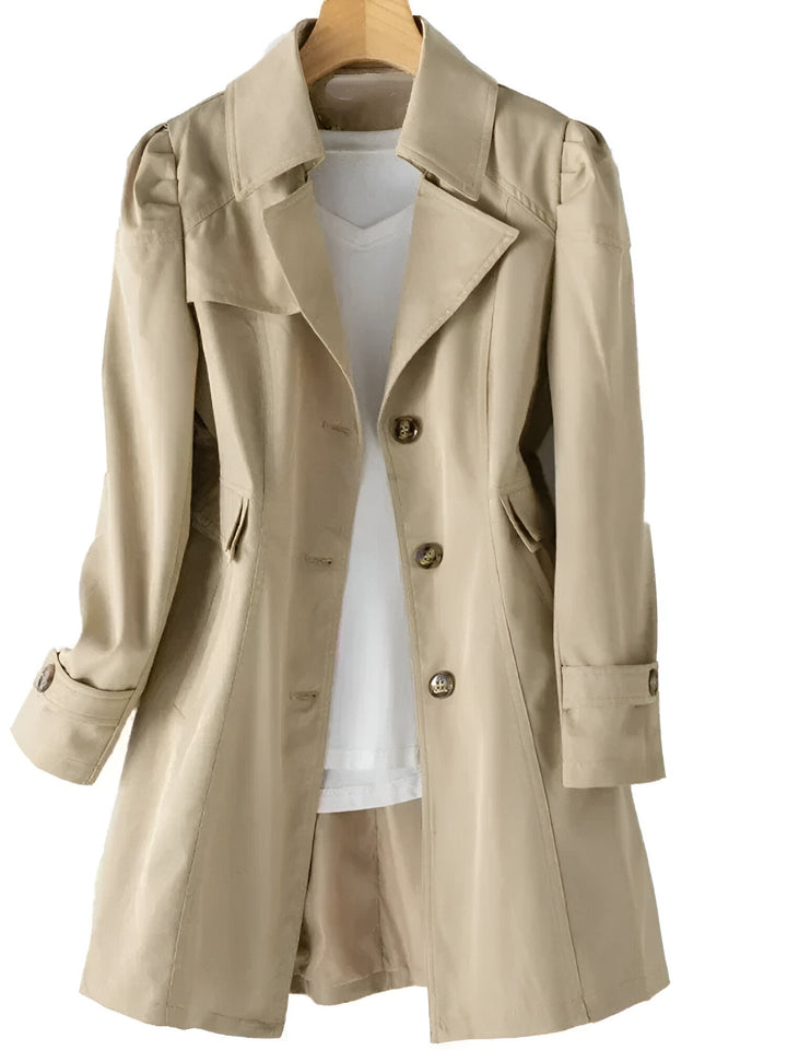 Windbreaker | Long Trench Style Jacket | Spring Fashion & Relaxed Elegance | Lightweight & Stylish