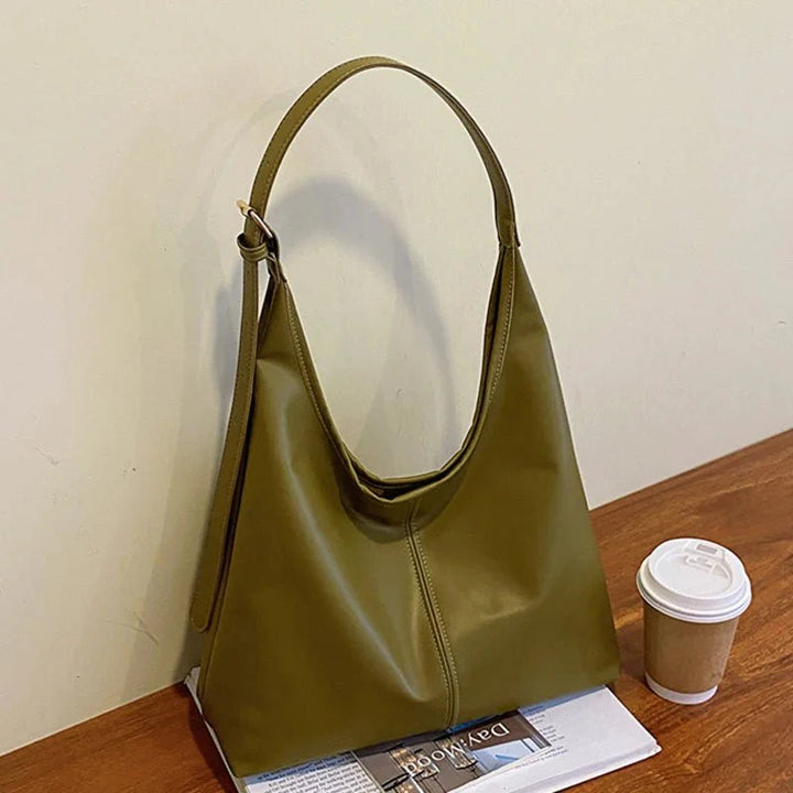 Women's Leather Bag | Vintage Shoulder Bag | Large Capacity | Soft Leather